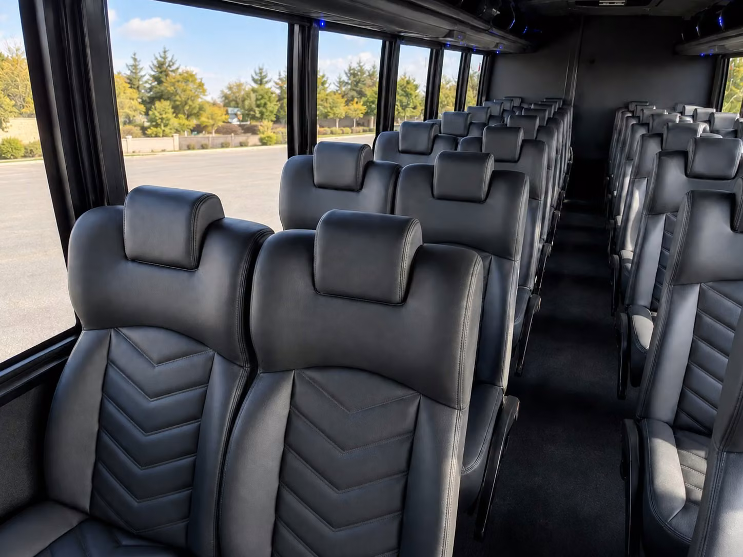 15 passenger minibus inside