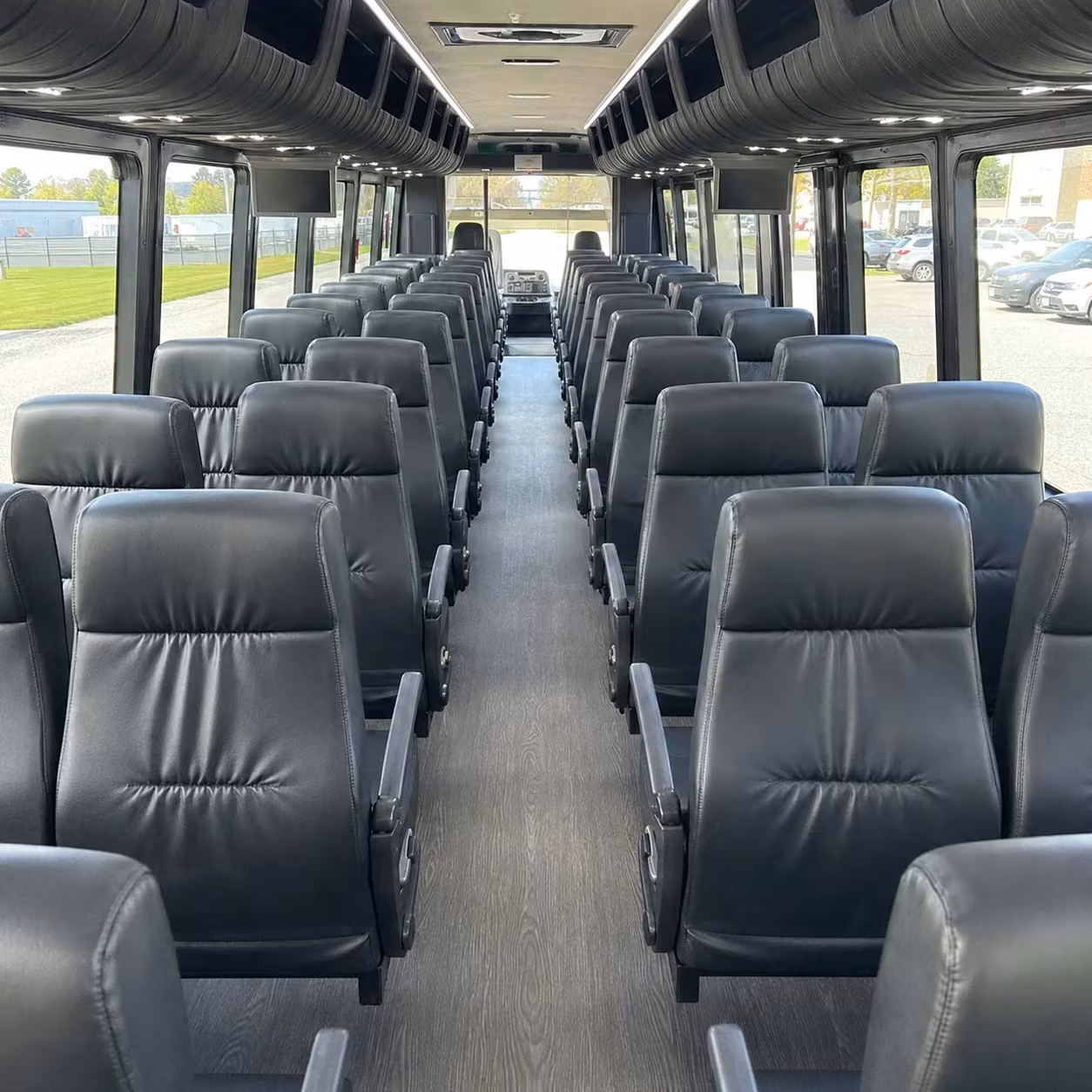 25 passenger minibus interior