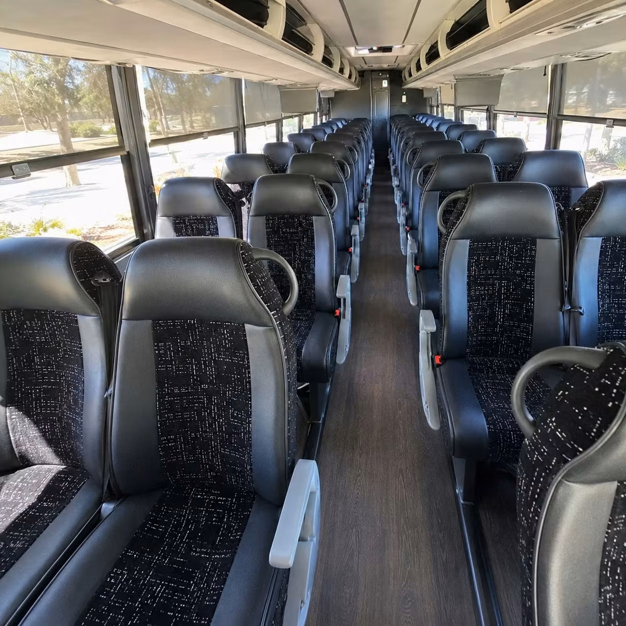 hialeah charter bus interior