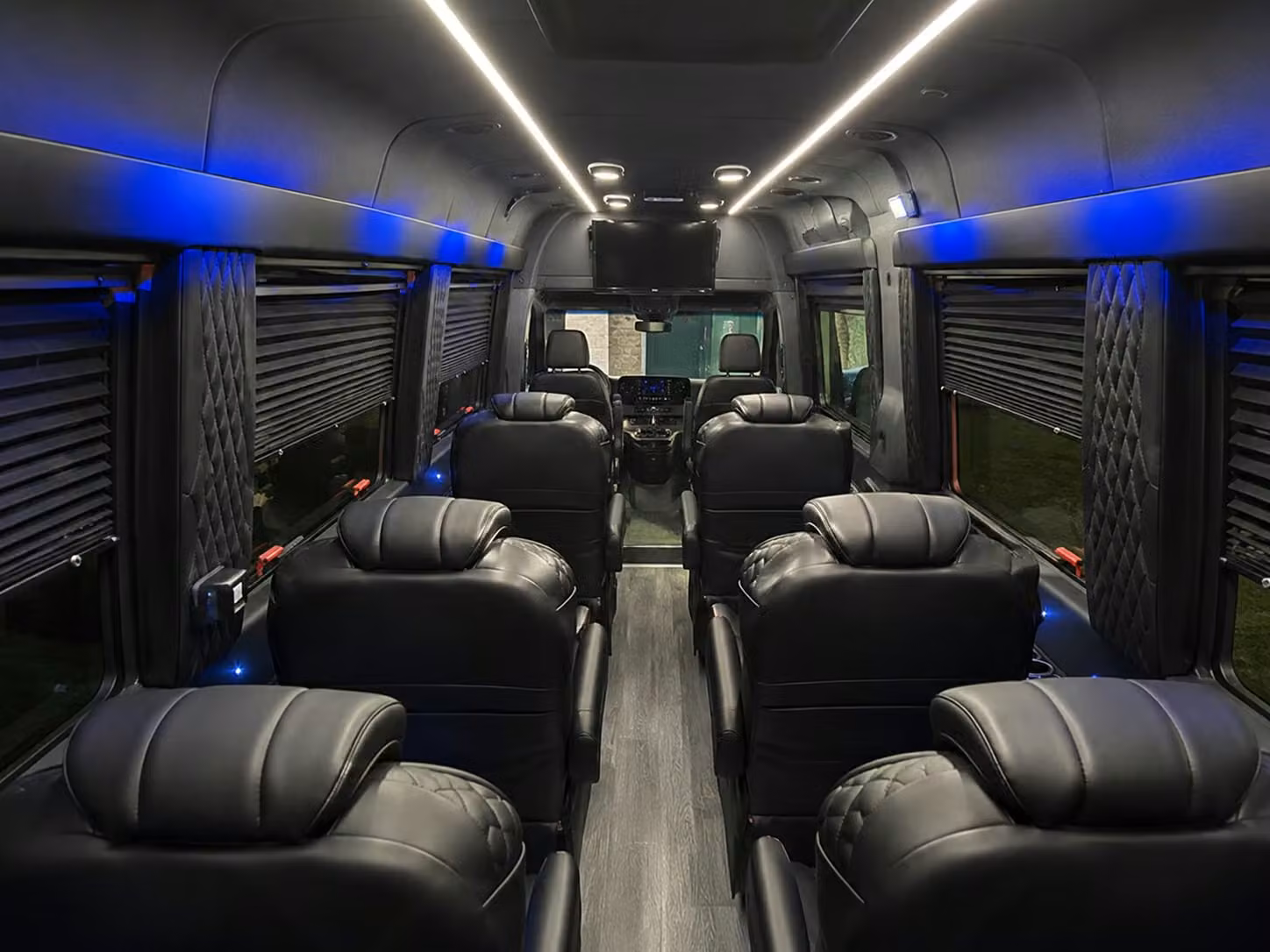 sprinter van with driver interior